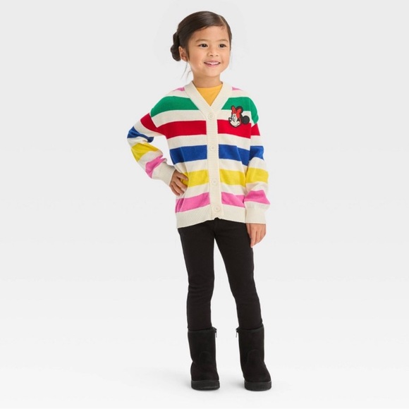 Toddler Girls' Minnie Mouse Cardigan Sweater
- Off-White 18M - Picture 3 of 4